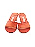 Ann Marino Orange Mule/Clog Size 8 1/2 - photo 2