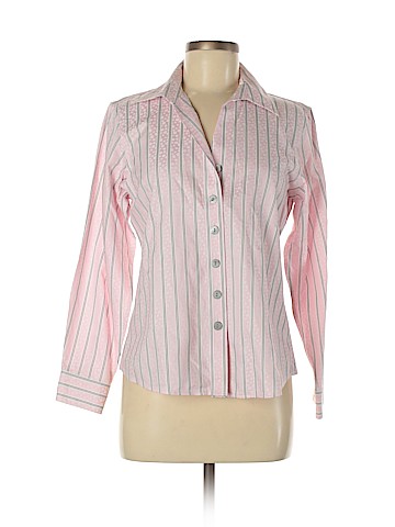 Foxcroft Long Sleeve Button-Down Shirt (view 1)