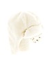 Carter's 100% Polyester Solid Ivory Winter Hat Size 3-9 mo - photo 1