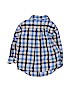 Janie and Jack 100% Cotton Blue Long Sleeve Button-Down Shirt Size 12-18 mo - photo 2