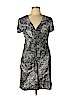 Daisy Fuentes Black Casual Dress Size L (petite) - photo 1