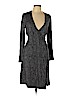Diane von Furstenberg Gray Casual Dress Size L - photo 1