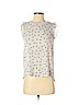 Ann Taylor LOFT 100% Polyester White Sleeveless Blouse Size XS (petite) - photo 1