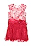 Jona Michelle 100% Polyester Red Special Occasion Dress Size 4T - photo 2