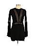 For Love & Lemons 100% Viscose Black Casual Dress Size L - photo 1