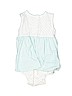 Little Me 100% Cotton Blue Short Sleeve Onesie 6-9 MO / 9 MO - photo 2