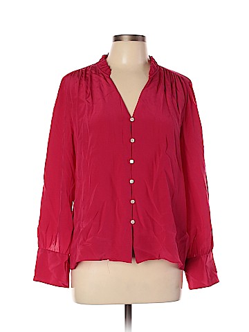 J.Crew Long Sleeve Silk Top (view 1)