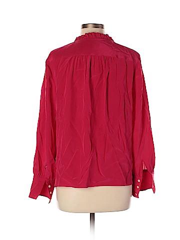 J.Crew Long Sleeve Silk Top (view 2)