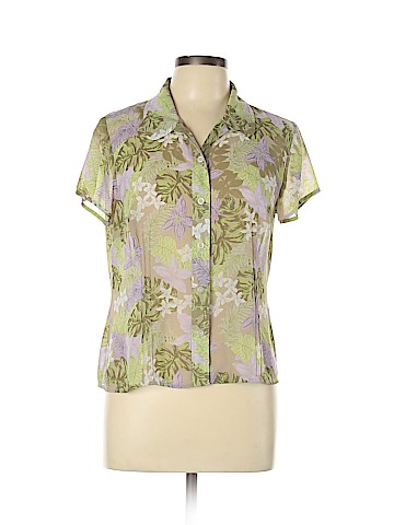 Liz Claiborne Short Sleeve Blouse (view 1)