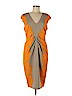 Lela Rose Orange Casual Dress Size 8 - photo 1