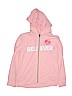 Jessica Simpson Solid Pink Zip Up Hoodie Size M (youth) - photo 1