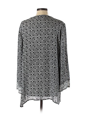 Chico's 3/4 Sleeve Silk Top (view 2)