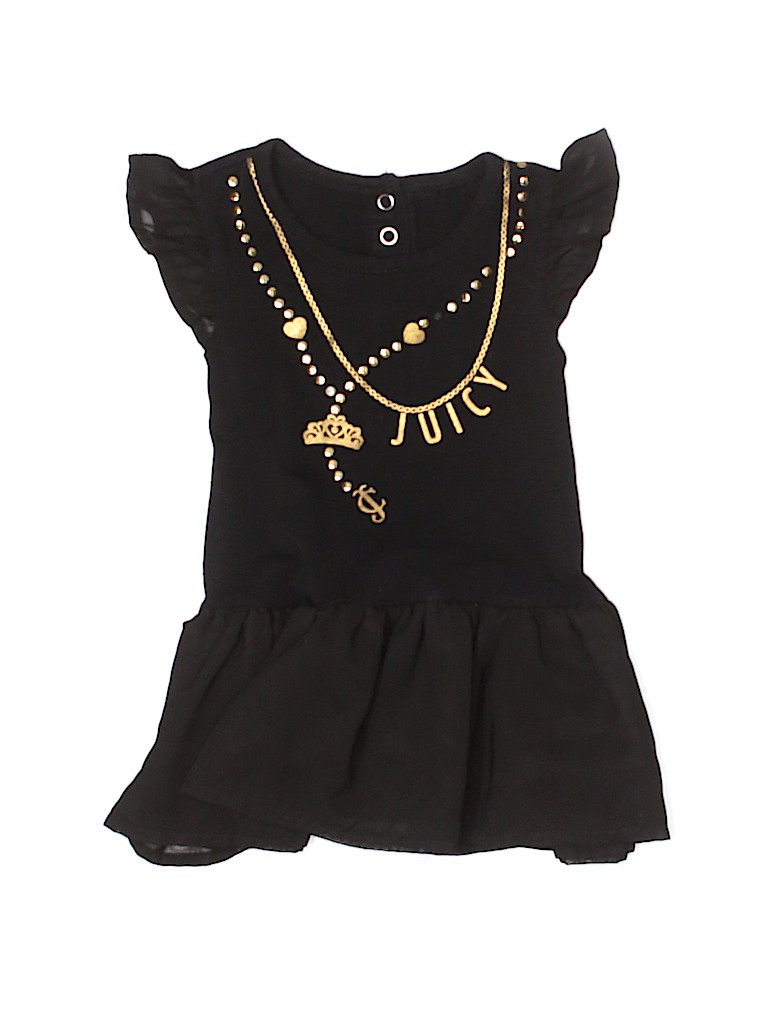 Juicy Couture 100% Cotton Black Dress 18-24 MO / 24 MO - photo 1
