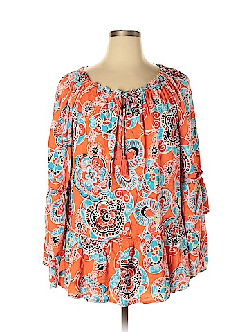 Crown & Ivy Long Sleeve Blouse (view 1)