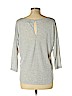 American Eagle Outfitters Gray 3/4 Sleeve Top Size L - photo 2