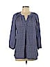 Kenar 100% Polyester Blue 3/4 Sleeve Blouse Size L - photo 1