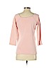 Thyme 100% Cotton Pink 3/4 Sleeve Top Size S - photo 2