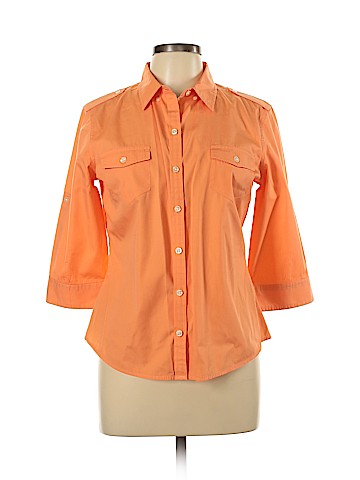Banana Republic 3/4 Sleeve Button-Down Shirt (view 1)