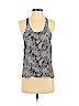 Parker 100% Silk Gray Sleeveless Silk Top Size XS - photo 1
