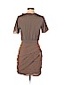 Diane von Furstenberg 100% Polyester Brown Cocktail Dress Size 2 - photo 2