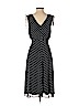 Jessica Howard 100% Polyester Black Casual Dress Size 4 (petite) - photo 2