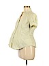 Mimi Maternity Green Short Sleeve Button-Down Shirt Size M - photo 1