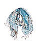Unbranded Print Blue Scarf One size - photo 1
