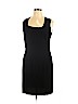 New York & Company 100% Polyester Black Casual Dress Size 16 - photo 1