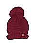 C.C. Couture 100% Acrylic Solid Burgundy Beanie One size - photo 1
