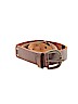 Elise M 100% Leather Solid Brown Leather Belt Size S - photo 1