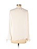 Vince. 100% Silk White Long Sleeve Silk Top Size M - photo 2
