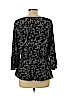 Jennifer Lopez 100% Polyester Black 3/4 Sleeve Blouse Size XL - photo 2