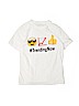 The Children's Place 100% Cotton White Short Sleeve T-Shirt Size 10 - 12 - photo 1