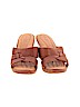 Born Crown 100% Leather Tan Mule/Clog Size 7 - photo 2