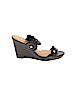 Jack Rogers 100% Leather Black Wedges Size 5 - photo 1