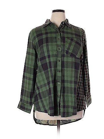 Parsley & Sage Long Sleeve Button-Down Shirt (view 1)