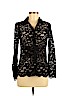 BCBGMAXAZRIA Black Long Sleeve Blouse Size M - photo 1