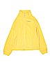 Columbia 100% Polyester Solid Yellow Fleece Jacket Size 14 - 16 - photo 1