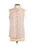 Karl Lagerfeld 100% Polyester Pink Sleeveless Blouse Size S - photo 1