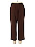 Sag Harbor 100% Polyester Brown Dress Pants Size 16 (petite) - photo 2