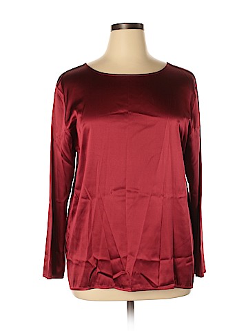 Doncaster Long Sleeve Silk Top (view 1)