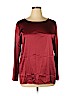 Doncaster Red Long Sleeve Silk Top Size 14 - photo 1