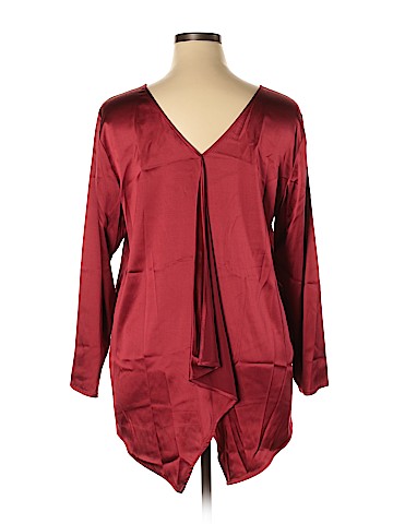 Doncaster Long Sleeve Silk Top (view 2)