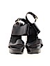 Tory Burch 100% Leather Black Wedges Size 9 - photo 2