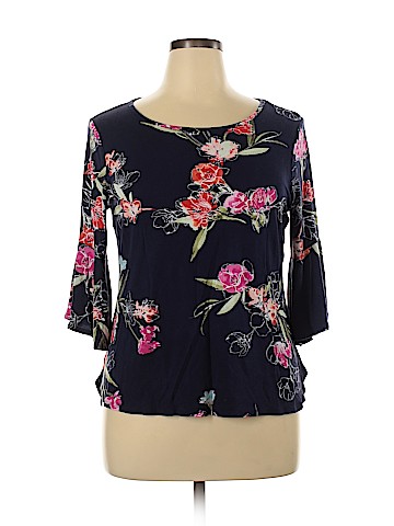 Apt. 9 3/4 Sleeve Top (view 1)