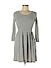 American Eagle Outfitters Gray Casual Dress Size M - photo 1