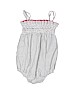 Egg by Susan Lazar Stripes Gray Short Sleeve Onesie 9-12 MO / 12 MO - photo 1
