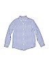 Crewcuts 100% Cotton Blue Long Sleeve Button-Down Shirt Size 10 - photo 1
