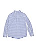 Crewcuts 100% Cotton Blue Long Sleeve Button-Down Shirt Size 10 - photo 2