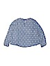 H&M 100% Lyocell Blue Long Sleeve Top Size 6 - 7 - photo 2